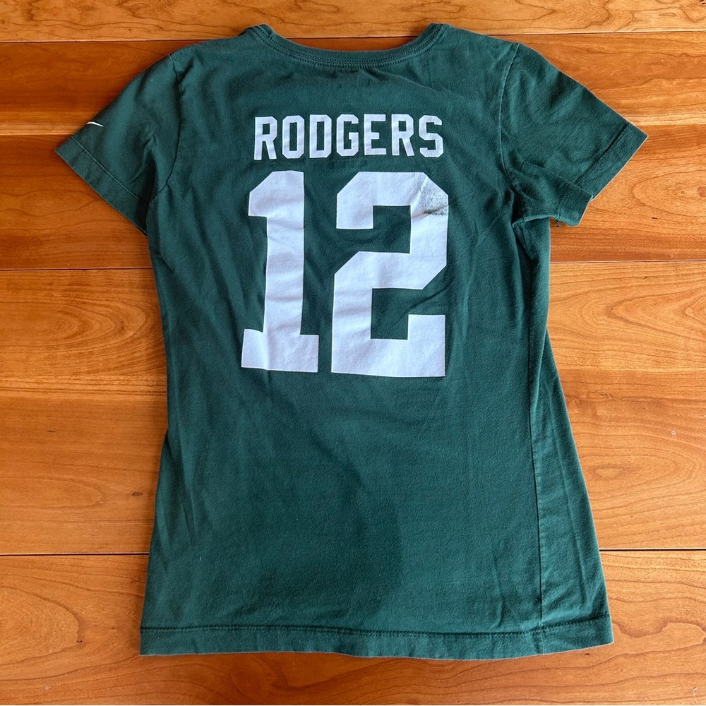 Green Bay Packers NFL Official Aaron Rodgers #12 Women’s Shirt